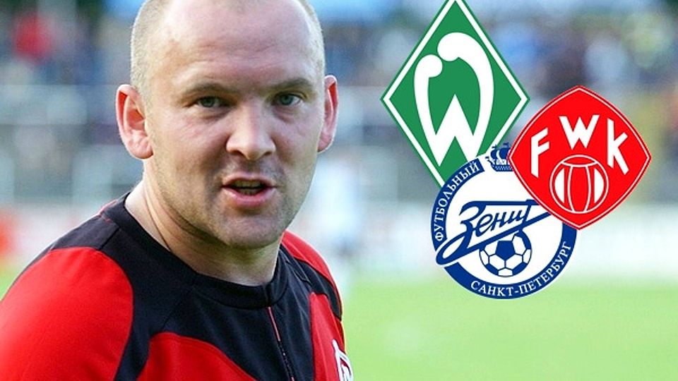 Sergey Zimin über seine Zeit beim SV Werder, bei Zenit St. Petersburg und bei den Würzburger Kickers. F: Meier