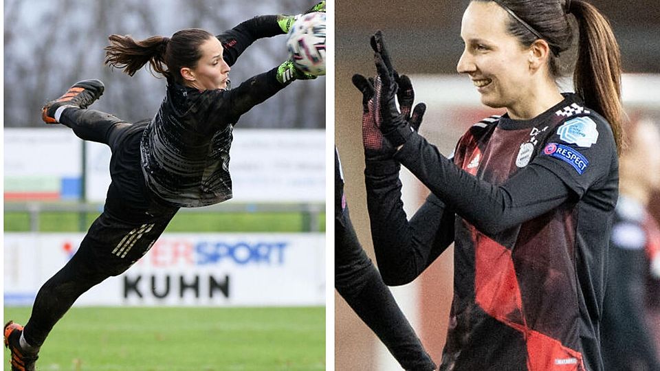 Laura Benkarth wird für den DFB im Tor stehen. Ivana Rudelic wird den FCB-Frauen monatelang fehlen.