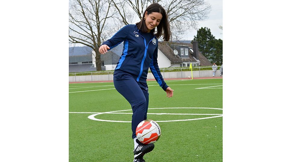 Stark am Ball: Die einstige U-Nationalspielerin Chiara Magliari engagiert sich künftig wieder bei ihrem Heimatverein TV Wallau.