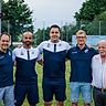 Von links: Ferruccio Gusmini (Präsident), Kemal Bulut (Assistenz- und Fitnesscoach), Boris Jevremovic (Trainer) und Wale Aegerter (Leiter Sport).