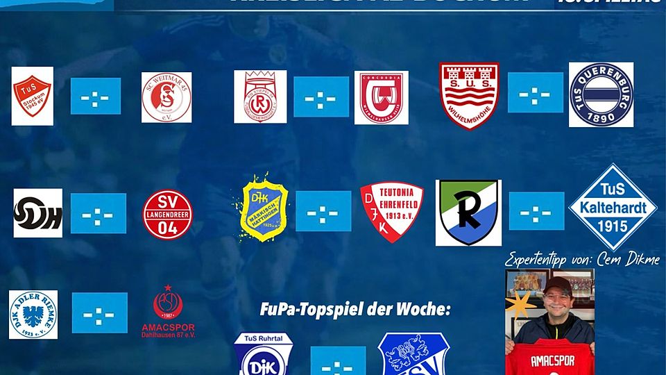 Der 18. Spieltag der Kreisliga A2 Bochum könnte interessant werden - besonders das Wittener Derby zwischen Ruhrtal und dem FSV Witten. Während Cem Dikme auf ein Unentschieden tippt, sehen ich den FSV etwas weiter vorne.