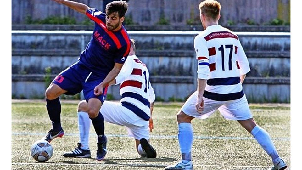 Alperen Albayrak brachte den TSV Plattenhardt mit seinem ersten Saisontor in Führung. Doch am Ende wich die Freude dem großen Frust. Foto: Yavuz Dural