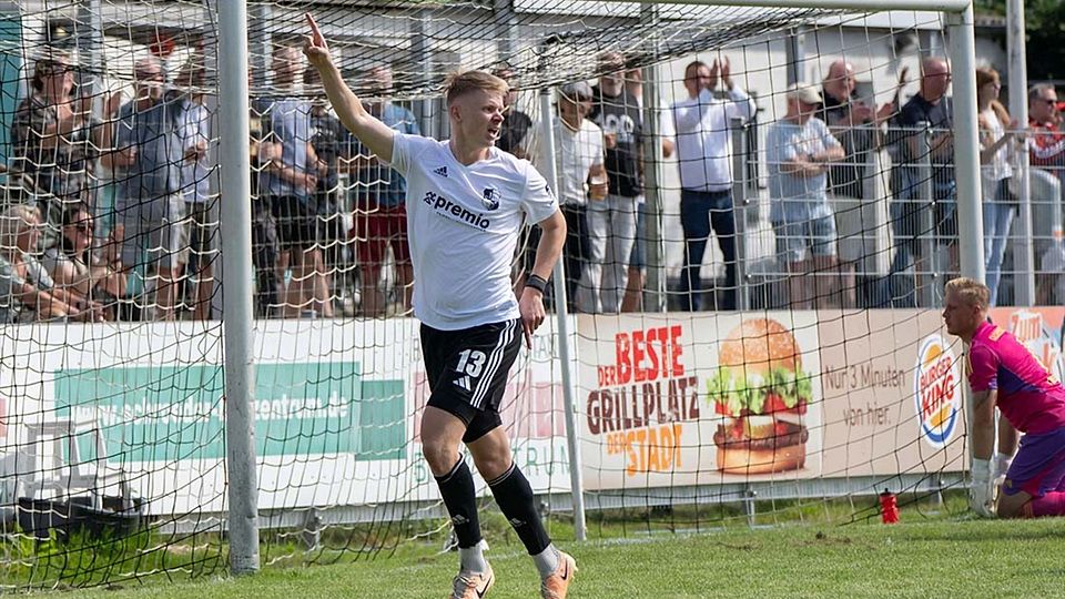 Hendrik Fleige (Heide) erzielte den 1-0-Siegtreffer im Hinspiel.