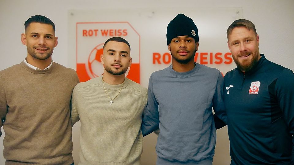 (v. l.:) Luka Tankulic, Iskender Aslan, Jan Nzeba-Bost und Rene Lewejohann. 