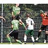 Den Aufstieg ließen sich Niederstotzingen (grüner Dress) nicht mehr nehmen  der 3:1-Sieg in Bissingen bescherte dem TSV den Aufstieg. Rudi Weber