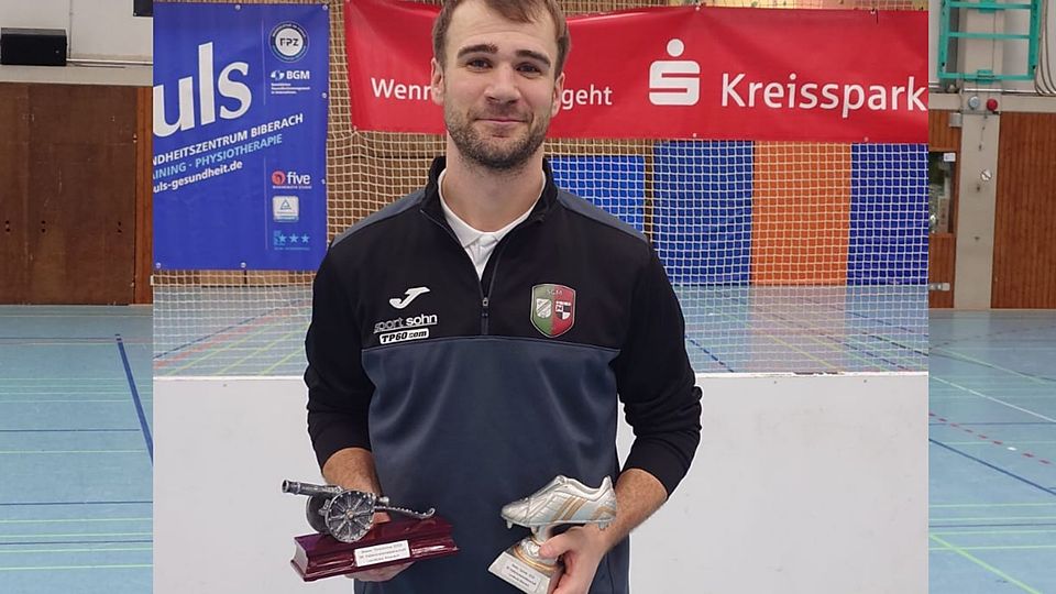 Michael Wiest mit seinen beiden Titeln