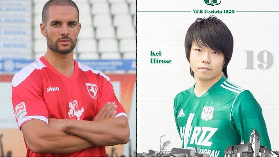 Die beiden neuen Hiesfelder Faysel Khmiri und Kei Hirose.