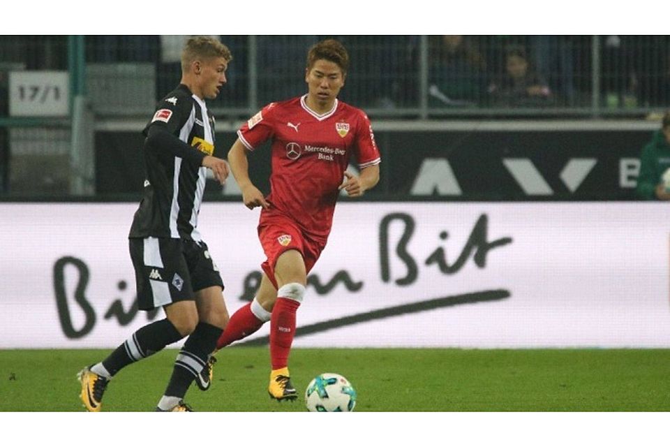 Takuma Asano (rechts) steht heute im Kader vom VfB Stuttgart II. Foto: van der Velden