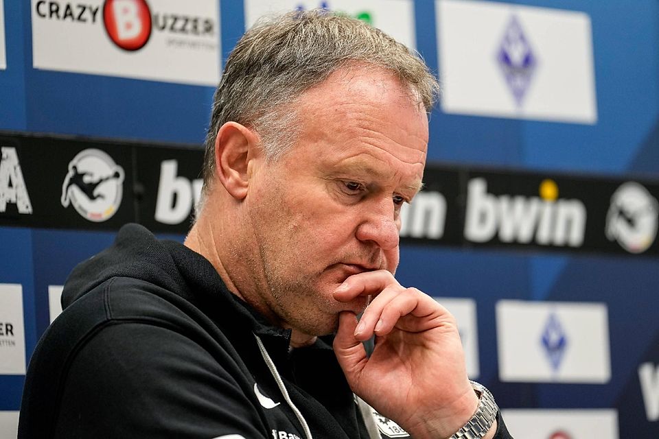 Frank Schmöller verlor beide Spielen als Interimstrainer des TSV 1860 München.
