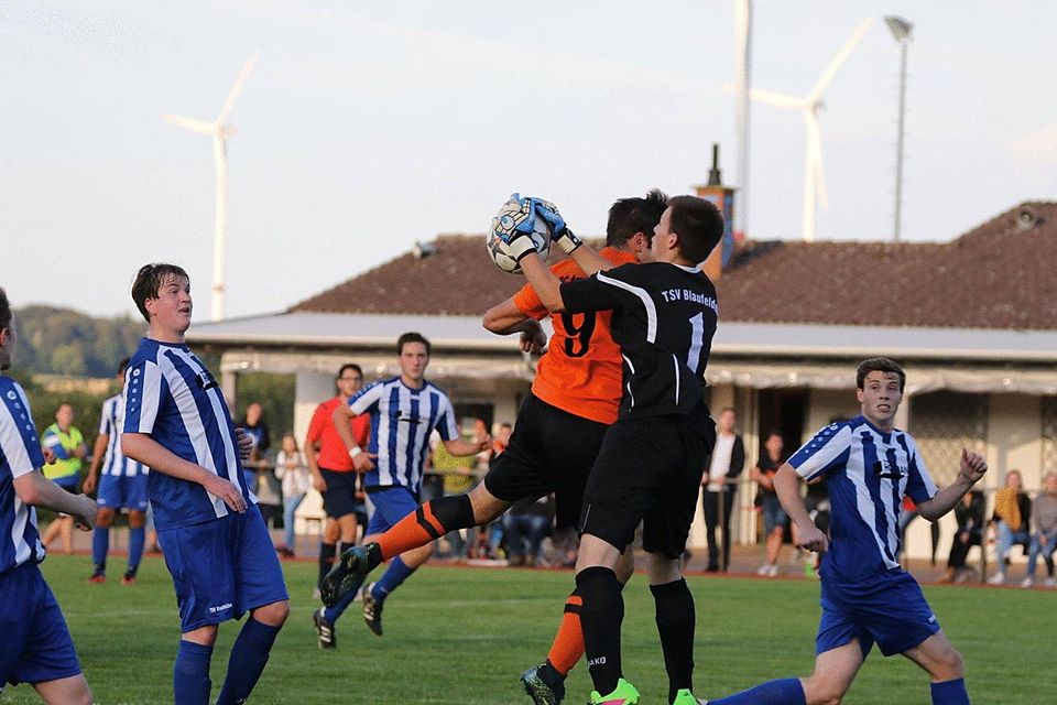 Blaufelden führte schon zur Halbzeit mit 4:0. Foto:  Robert Stolz