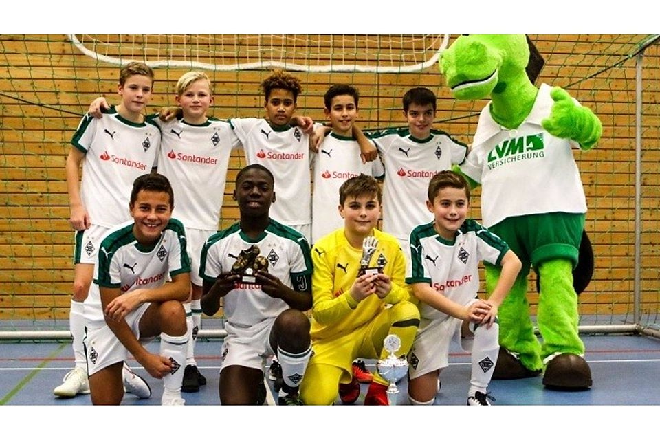 Dominierten das Turnier: Borussia Mönchengladbachs D-Junioren. Foto: Yvonne Gottschlich