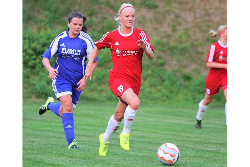 Matchwinnerin: Sarah Mönnekes erzielte das 1:0 und verwandelte auch den letzten Elfmeter zum Pokalsieg. Foto: Rene Wenzel