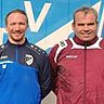Lorenz Krauß (l.) ist neuer Co-Trainer von Barbings Chefcoach Matthias Huber.