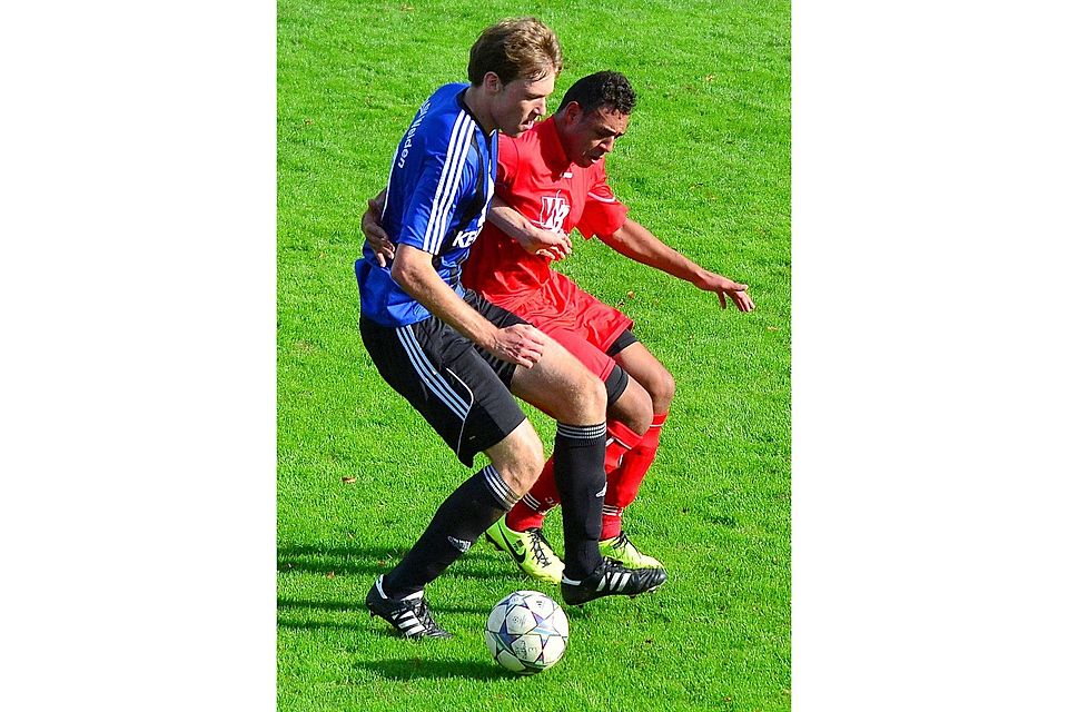 Sven Kopp (l.) war der große Aktivposten im Rückspiel gegen den TSV Aubstadt. F: Franken