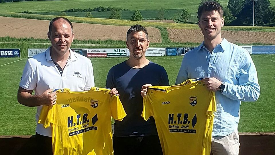 Von links: Der neue Cheftrainer Markus Kandsperger, Kaderplaner Alexander Zeitler und der spielende Co-Trainer Andreas Birk.