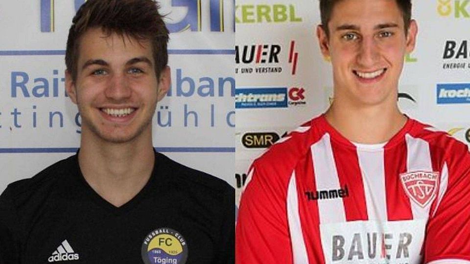 Christoph Steinleitner (l.) und Manuel Mattera verstärken den TSV Buchbach ab sofort.