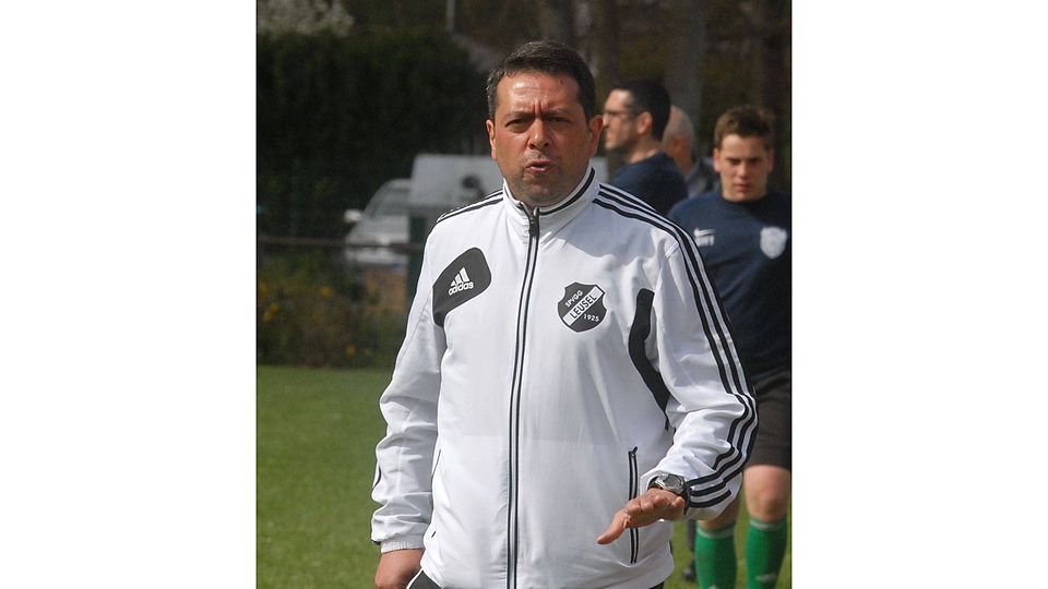 Leusels Trainer Ertac Caliskan blickt gelassen dem Aufstiegskampf entgegen.