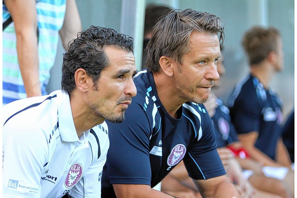 Zepter übergeben: Stefan Köpke (re.) übergab das Traineramt bei Kilia an seinen vorherigen Co-Trainer Özcan Aatsoy.