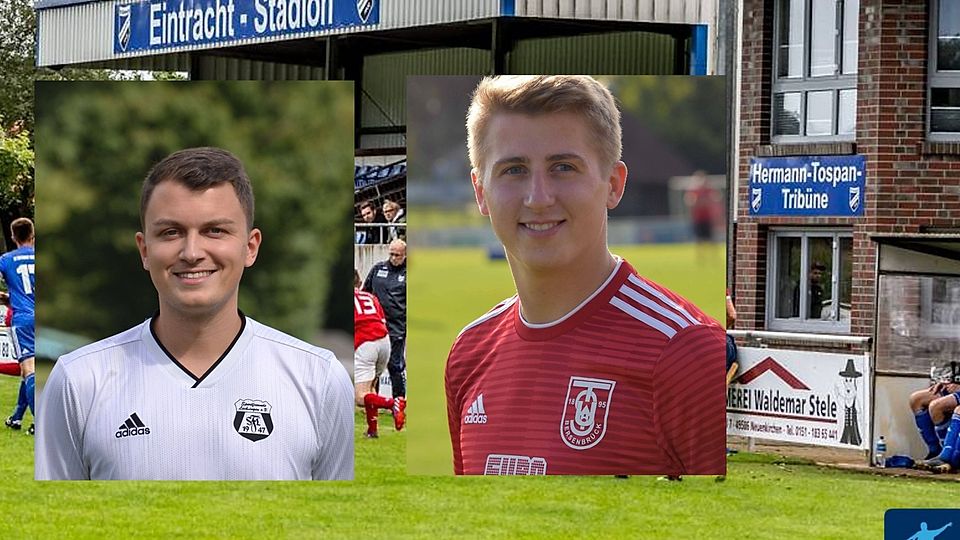 Malte Goltsche (links) und Mathias Lührmann kehren zum SV Eintracht Neuenkirchen zurück.