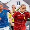 Durchsetzungsstark in die Bundesliga: Osnabrücks Anna Weßeler (rechts) im Aufstiegsspiel gegen Kiel.