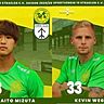 Kaito Mizuta (l.) und Kevin Weggen verlassen den SV Straelen.