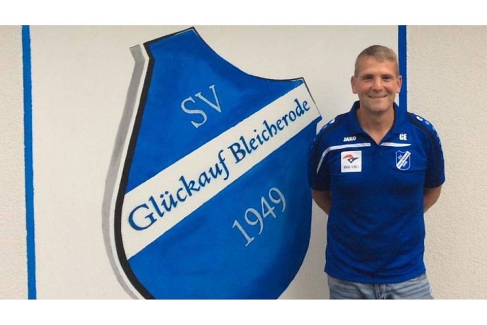 Christian Ernst ist neuer Trainer der KOL-Mannschaft von Bleicherode © SV Glückauf Bleicherode