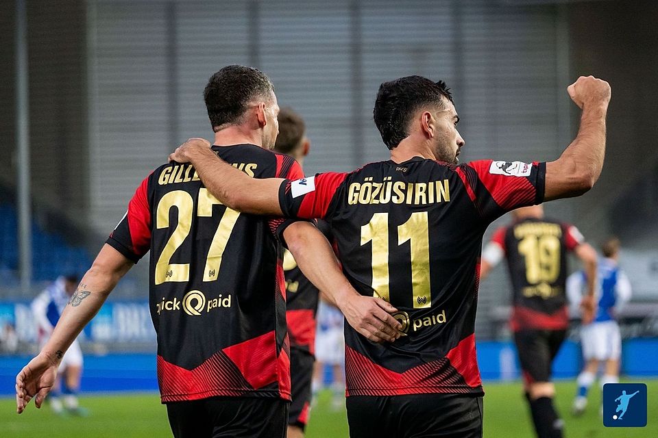 Wehen Wiesbaden klettert auf Rang sieben.