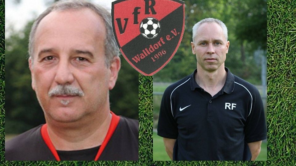 Ralph Förster (r.) hat beim VfR Walldorf Harald Schmitt als Trainer abgelöst.