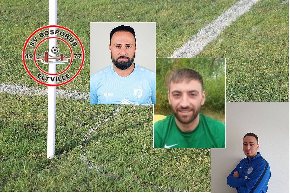 Drei Neuzugänge für den SV Bosporus Eltville (Hakan Gündogdu, Okan Alkin, Dursun Bilgili).