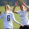Annika Doppler (vorne) und Franziska Fischer erzielten drei Treffer des TSV Murnau.