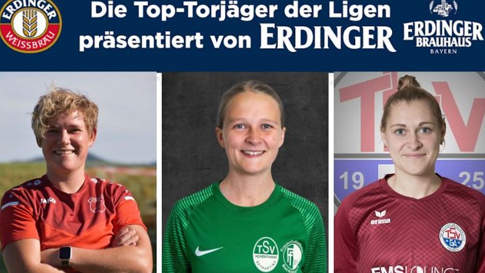 Tamara Schunko (m.) führt nun alleine in der Bezirksloberliga.