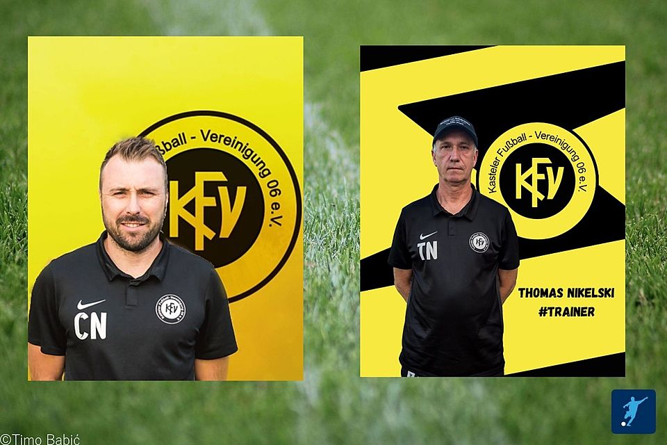 Christian Neumann und Thomas Nikelski bleiben bei Kastel auch im Falle eines Abstiegs Trainer.