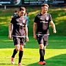 Bleiben beim FC Ehekirchen: Michael Panknin (links) und Simon Schröttle werden den Landesligisten auch in der kommenden Saison trainieren.