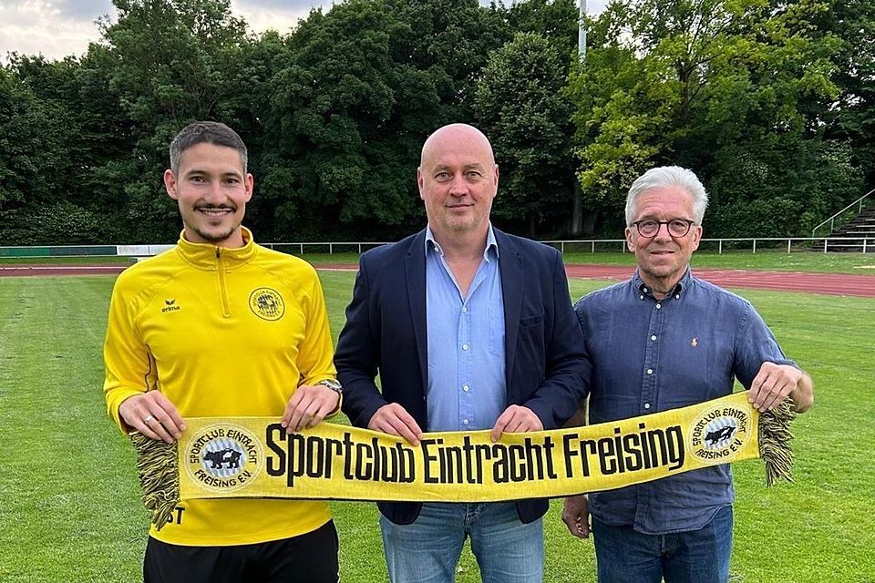 Die Entwickler: (v. l.) Sportleiter Sebastian Thalhammer, Sportdirektor Andreas Schlechta und Vorsitzender Walter Zellner.