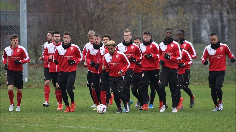 Der VfB II absolvierte an diesem Samstag die letzte Einheit vor dem Trainingslager. Foto: Lommel