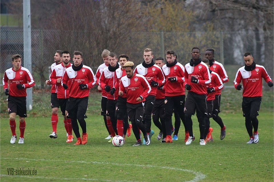 Der VfB II absolvierte an diesem Samstag die letzte Einheit vor dem Trainingslager. Foto: Lommel