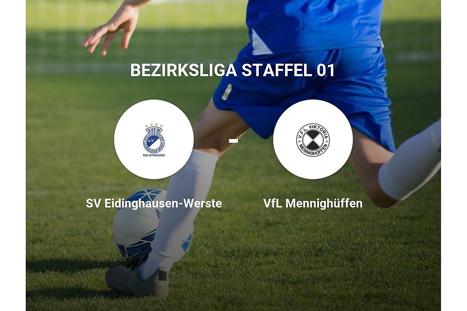 SV Eidinghausen-Werste gegen VfL Mennighüffen