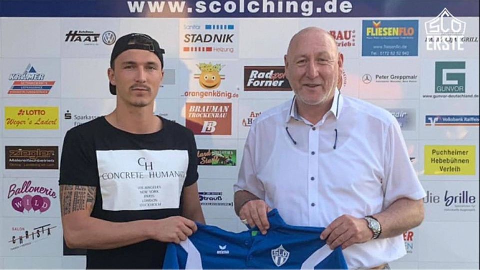 Ein Neuer für das Mittelfeld: Nicolas Felser verstärkt den SC Olching SCO
