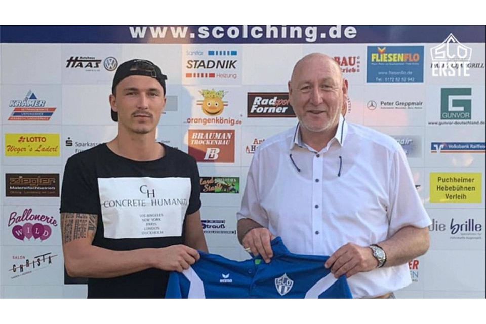 Ein Neuer für das Mittelfeld: Nicolas Felser verstärkt den SC Olching SCO