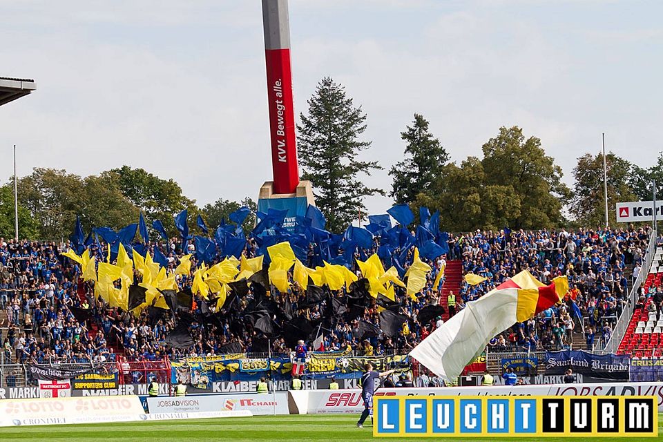 Fans des FCS in Karlsruhe. Quelle: Leuchtturm