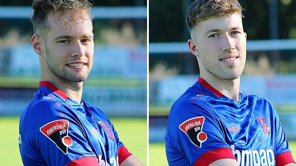 Neue Gesichter bei der SpVgg Ansbach: Noah Krieger (l.) und Matthias Hahn.