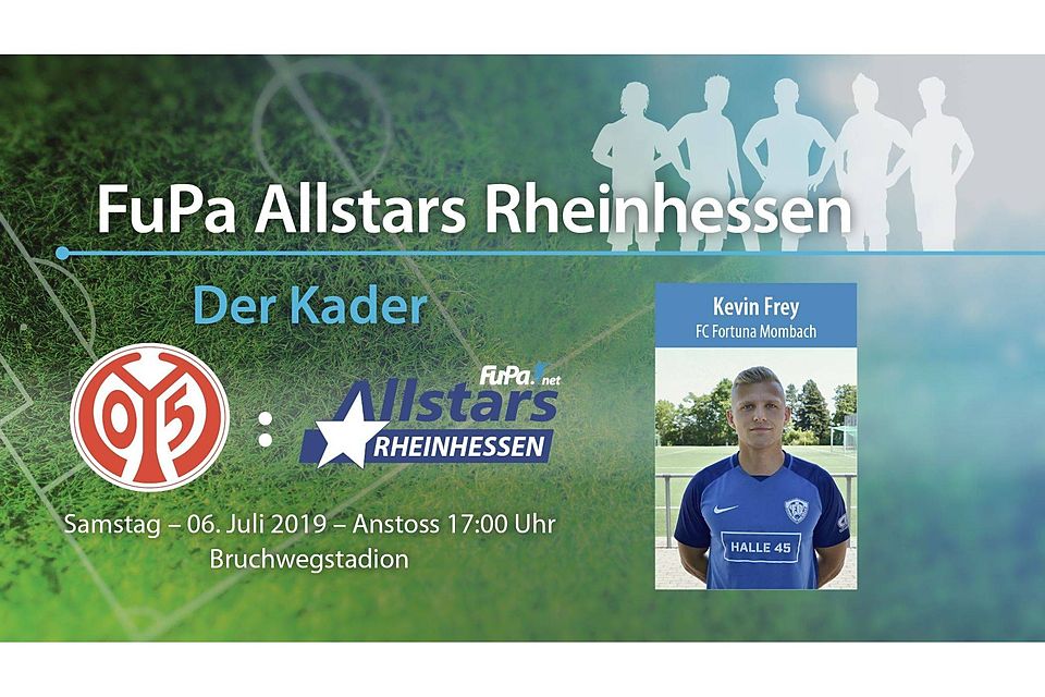 Wird für die FuPa Allstars Rheinhessen im Mittelfeld spielen: Kevin Frey. Wird für die FuPa Allstars Rheinhessen im Mittelfeld spielen: Kevin Frey.