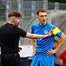 Diese gelbe Karte hat Folgen: Jonas Arcalean fehlt in Offenbach gesperrt.