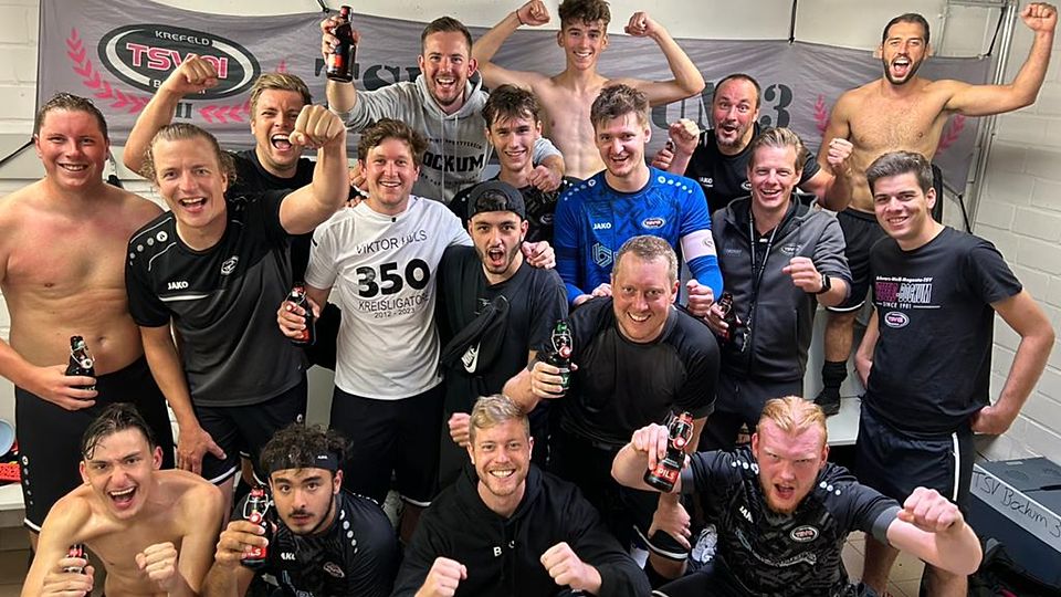 Der Rekordtorschütze Viktor Hüls in den Reihen seines Teams.