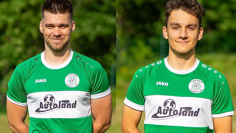 Martin Salis (links) und Joshua Zimmermann sind zwei von vier Neuzugängen beim FSV Grün-Weiß Ilsenburg.