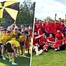 Die baldigen Landesligisten FC Amberg (links) und FC Kosova Regensburg wollen einer tollen Saison die Krone aufsetzen.