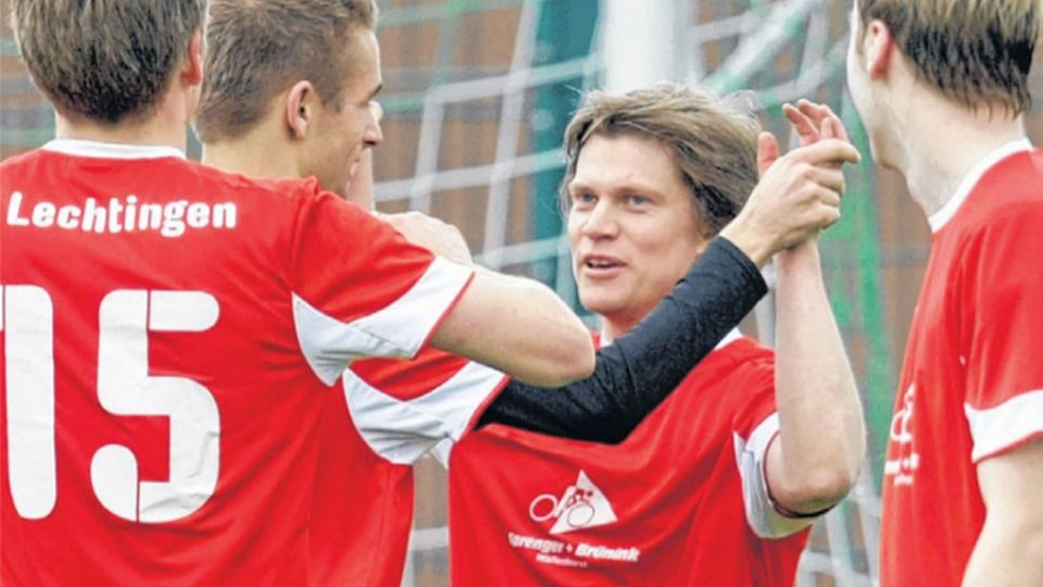 Mann des Tages: Mirko Schleibaum erzielte im Derby seiner Sportfreunde Lechtingen nicht nur den Siegtreffer, sondern feierte auch noch seinen Geburtstag.