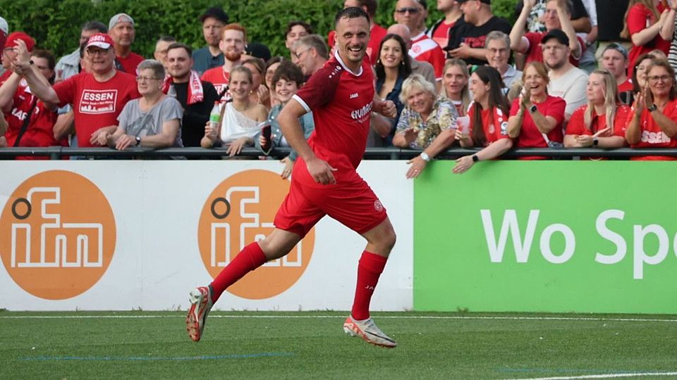 Traf wieder: RWE-Torjäger Marcel Platzek. 