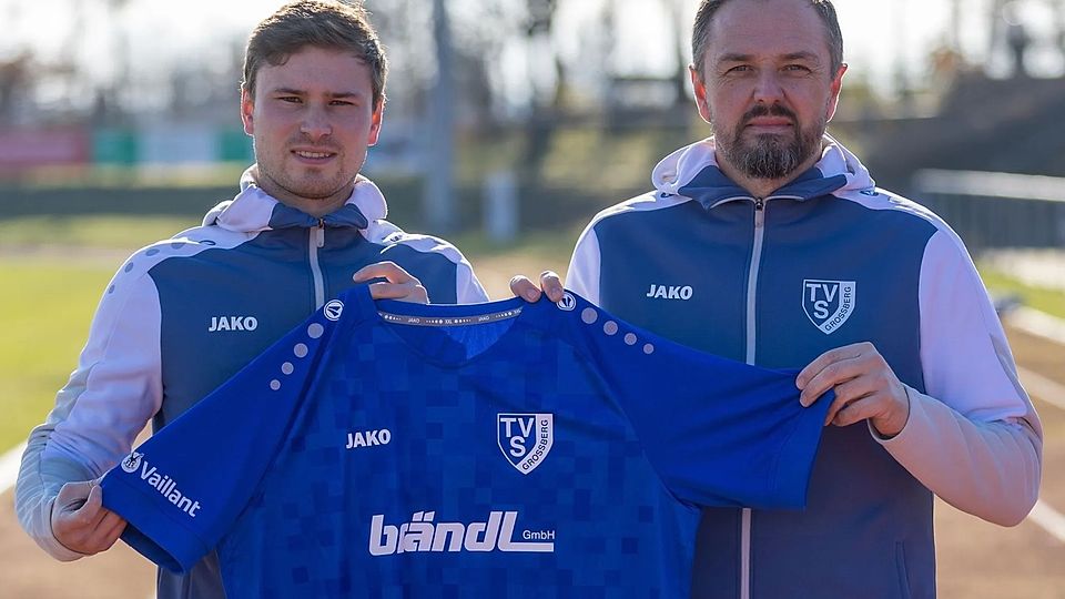 Julian Söllner (links) und Thomas Nickl bilden das neue Trainerduo des TSV Großberg II.