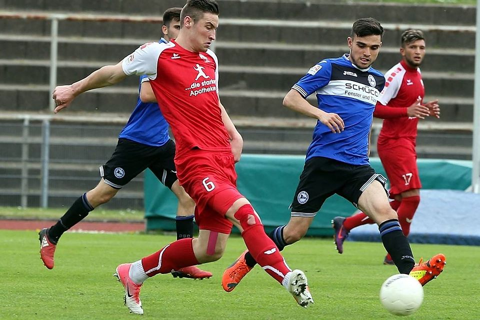 Ein Bild aus der letzten Oberliga-Saison des DSC Arminia Bielefeld im April 2018 gegen RW Ahlen.